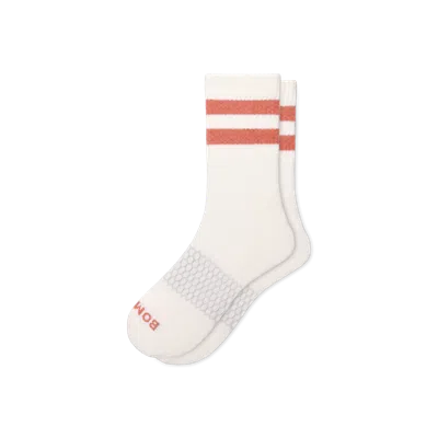 Bombas Vintage Stripes Half Calf Socks In Animal Print
