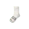 Bombas Vintage Stripes Half Calf Socks In Grey