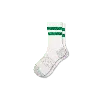 Bombas Vintage Stripes Half Calf Socks In Jungle Green
