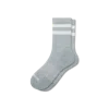 Bombas Vintage Stripes Half Calf Socks In Misty Sky