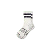 Bombas Vintage Stripes Half Calf Socks In Navy