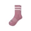 Bombas Vintage Stripes Half Calf Socks In Pink
