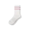 Bombas Vintage Stripes Half Calf Socks In Spanish Rose