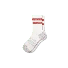 Bombas Vintage Stripes Half Calf Socks In Washed Terra Cotta