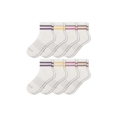 Bombas Vintage Stripes Quarter Sock 8-pack