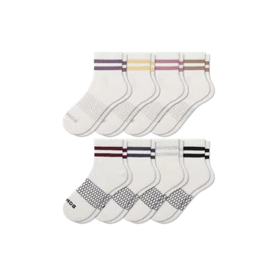 Bombas Vintage Stripes Quarter Sock 8-pack