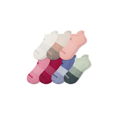 Bombas Week Of Ankle Sock 7-pack In Brown