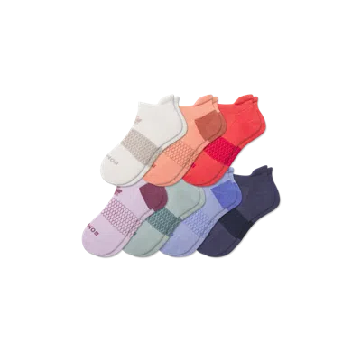 Bombas Week Of Ankle Sock 7-pack In Dawn Lavender Mix