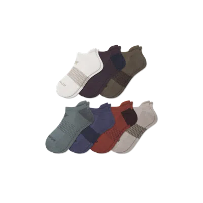 Bombas Week Of Ankle Sock 7-pack In Navy Moss Mix