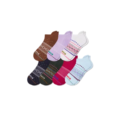 Bombas Week Of Holiday Ankle Sock 7-pack