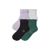 Bombas Wicked Ruffle Quarter Sock 4-pack In Multi