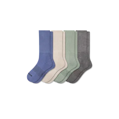 Bombas Wide Calf Sock 4-pack In Multi