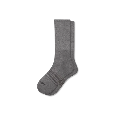Bombas Wide Calf Socks In Gray