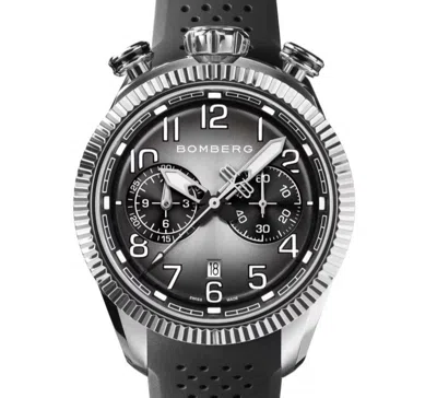 Pre-owned Bomberg - Bb-68 - Smoked Black Chronograph - Swiss Made - 44mm - Men's Watch