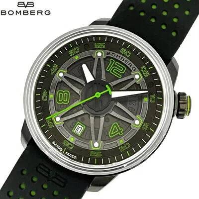 Pre-owned Bomberg Ct43apba.21-2.11 Men's Automatic Pvd Self-winding Watch
