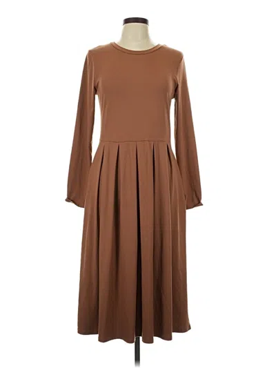 Pre-owned Bombom Casual Dress In Brown