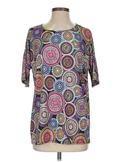 Pre-owned Bombom Short Sleeve Blouse In Purple