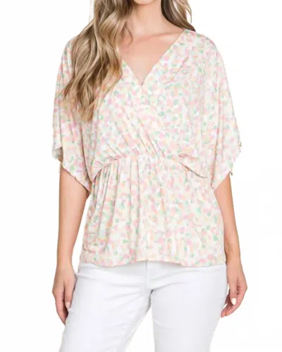 Bombom Spring Fling Blouse In Confetti