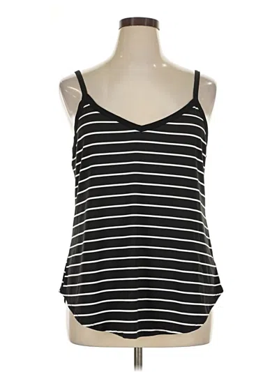 Pre-owned Bombom Tank Top Black Strapless Neckline Tops