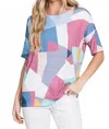 Bombom Women's Relaxed Fit Top In Multi In Multi