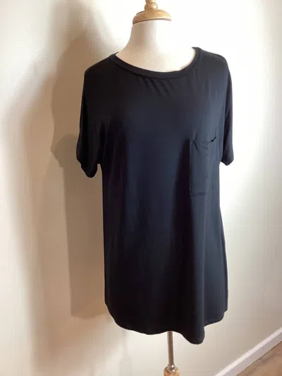 Bombom Women's Solid Relaxed Tee In Black