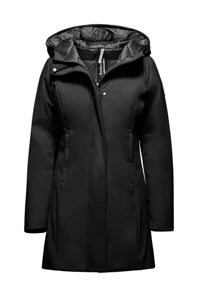 Bomboogie Coats Black In Nero Scuri