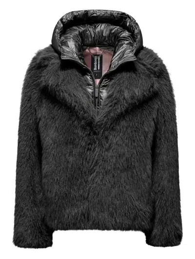 BOMBOOGIE DETACHABLE-HOOD SINGLE-BREASTED JACKET