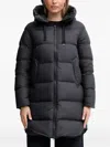 Bomboogie Geneva Hooded Padded Coat In Black