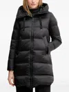 Bomboogie Geneva Hooded Padded Jacket In Black