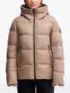 Bomboogie Helsinki Hooded Padded Jacket In Brown
