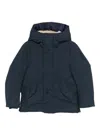 Bomboogie Hooded Padded Jacket In Blue