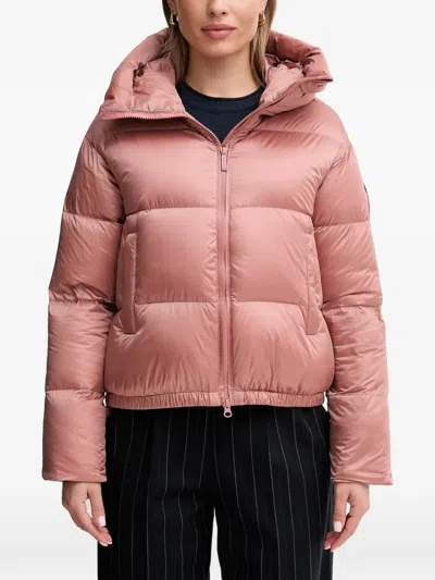 Bomboogie Hooded Padded Jacket In Pink