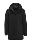 Bomboogie Prague Hooded Jacket In Black