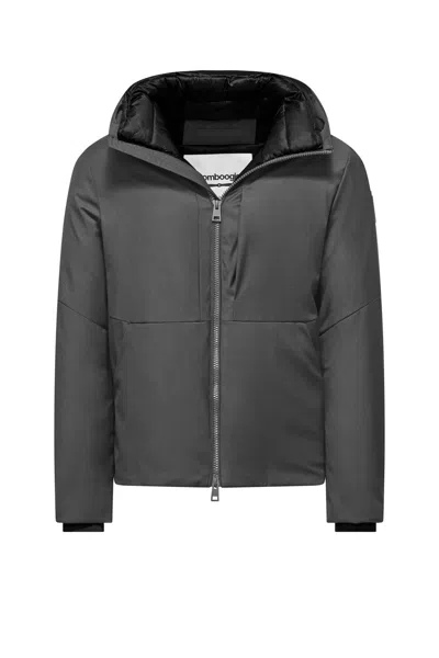 Bomboogie Jackets And Jackets Man  Jm5954 Wtk5 Tokyo Real Down 54 Gun Gray In Animal Print