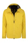 Bomboogie Unlined Jacket With Hood In Yellow