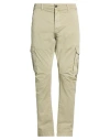 Bomboogie Man Pants Sage Green Size 33 Cotton, Elastane In Gray