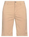 Bomboogie Man Shorts & Bermuda Shorts Camel Size 34 Cotton, Elastane In Beige