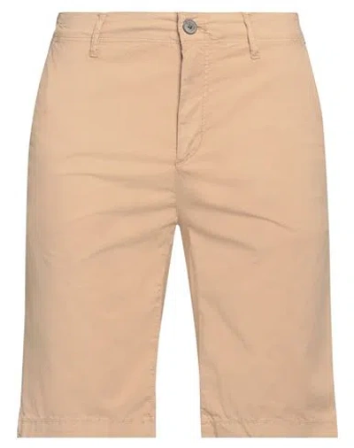 Bomboogie Man Shorts & Bermuda Shorts Beige Size 33 Cotton, Elastane