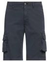 Bomboogie Man Shorts & Bermuda Shorts Midnight Blue Size 30 Cotton, Elastane In Blue