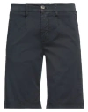 Bomboogie Man Shorts & Bermuda Shorts Navy Size 34 Cotton, Elastane In Blue