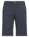 Bomboogie Man Shorts & Bermuda Shorts Navy Size 34 Cotton, Elastane In Navy