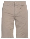 Bomboogie Man Shorts & Bermuda Shorts Taupe Size 31 Cotton, Elastane In Grey