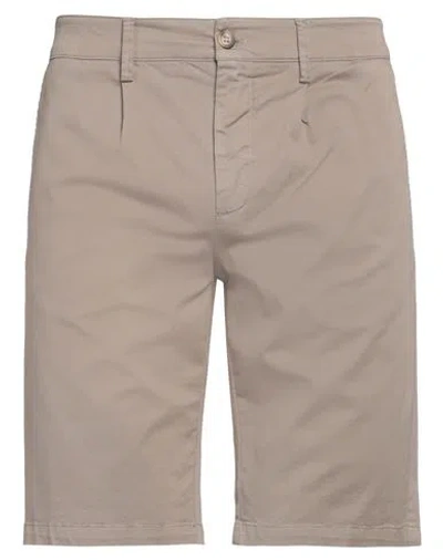 Bomboogie Man Shorts & Bermuda Shorts Taupe Size 31 Cotton, Elastane In Grey