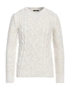 Bomboogie Man Sweater Off White Size M Acrylic, Wool