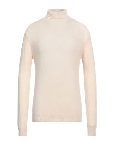 Bomboogie Man Turtleneck Cream Size L Nylon, Wool In White