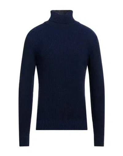 Bomboogie Man Turtleneck Navy Size S Acrylic, Wool In Blue