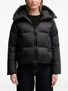 Bomboogie Riga Hooded Puffer Jacket In Black