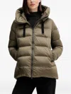 Bomboogie Rome Hooded Padded Jacket In Green