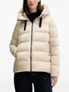 Bomboogie Rome Hooded Padded Jacket In Neutral
