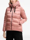 Bomboogie Rome Hooded Padded Jacket In Pink